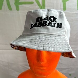 Black Sabbath Logo inspired Reversible Printed Bucket Hat